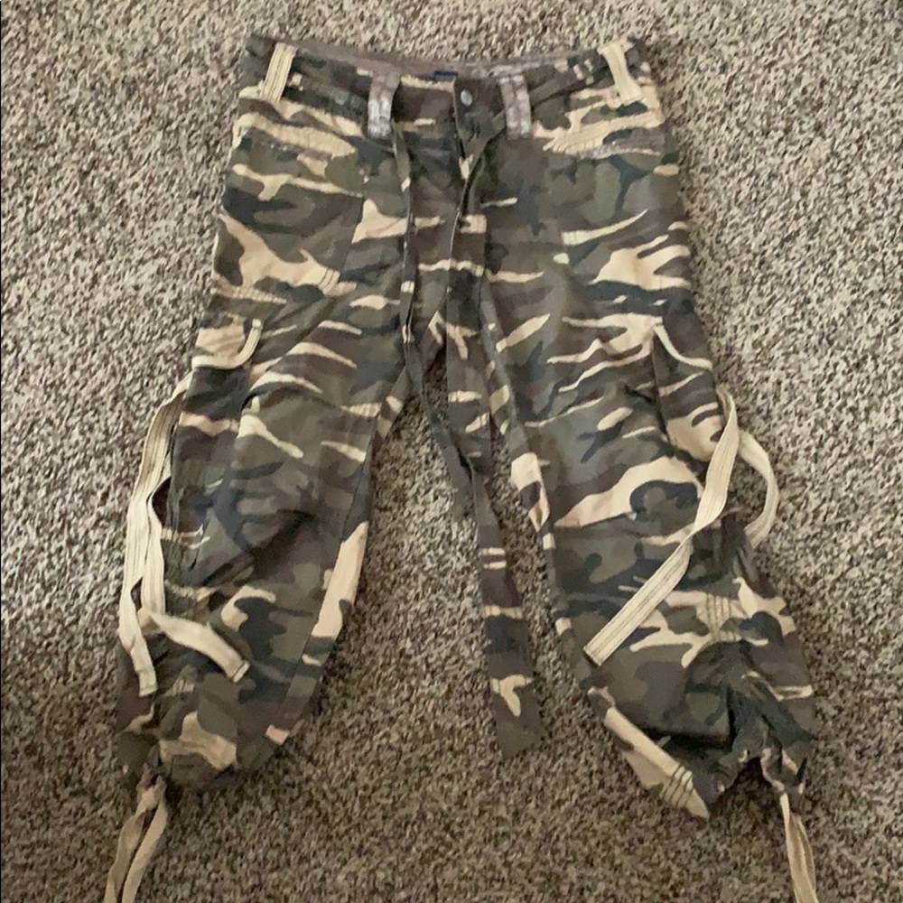 Camo cargo pants